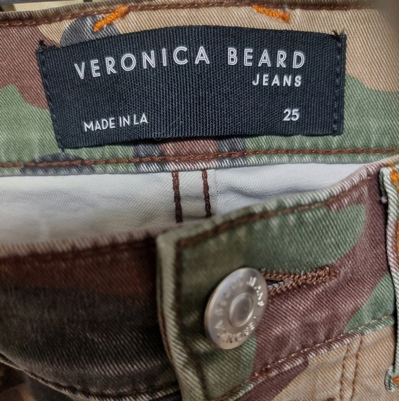 Veronica Beard Carly Kick Flare High Rise Jeans - Picture 4 of 5